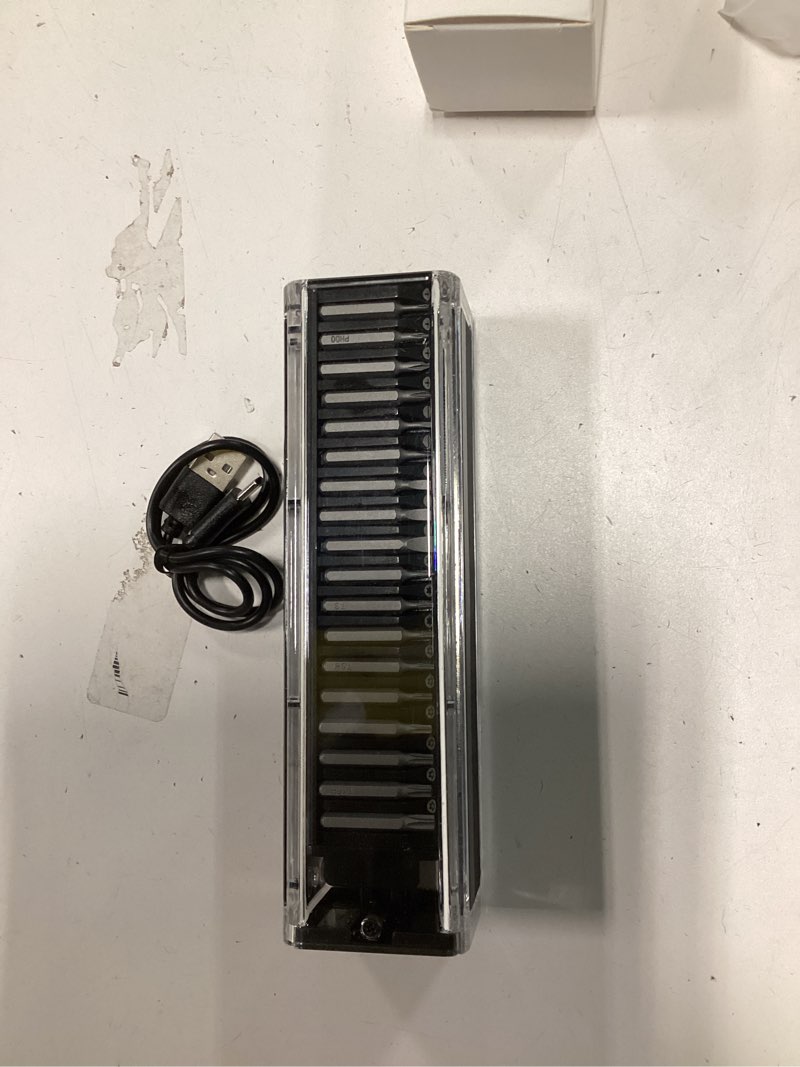 Condition photo showing New/Like New for Father's Day Gift MAX Mini Electric Screwdriver, Precision Screwdriver Set with 50 Magnetic Precision Bits, 2 Gears Torque, Cordless, Repair Tool Set for Phone Camera Laptop Watch