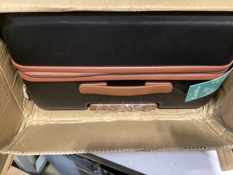 Condition photo showing As Is for luggage sets 5 piece, suitcases with wheels, hardshell suitcase set, abs carry on luggage set with tsa lock, travel luggage