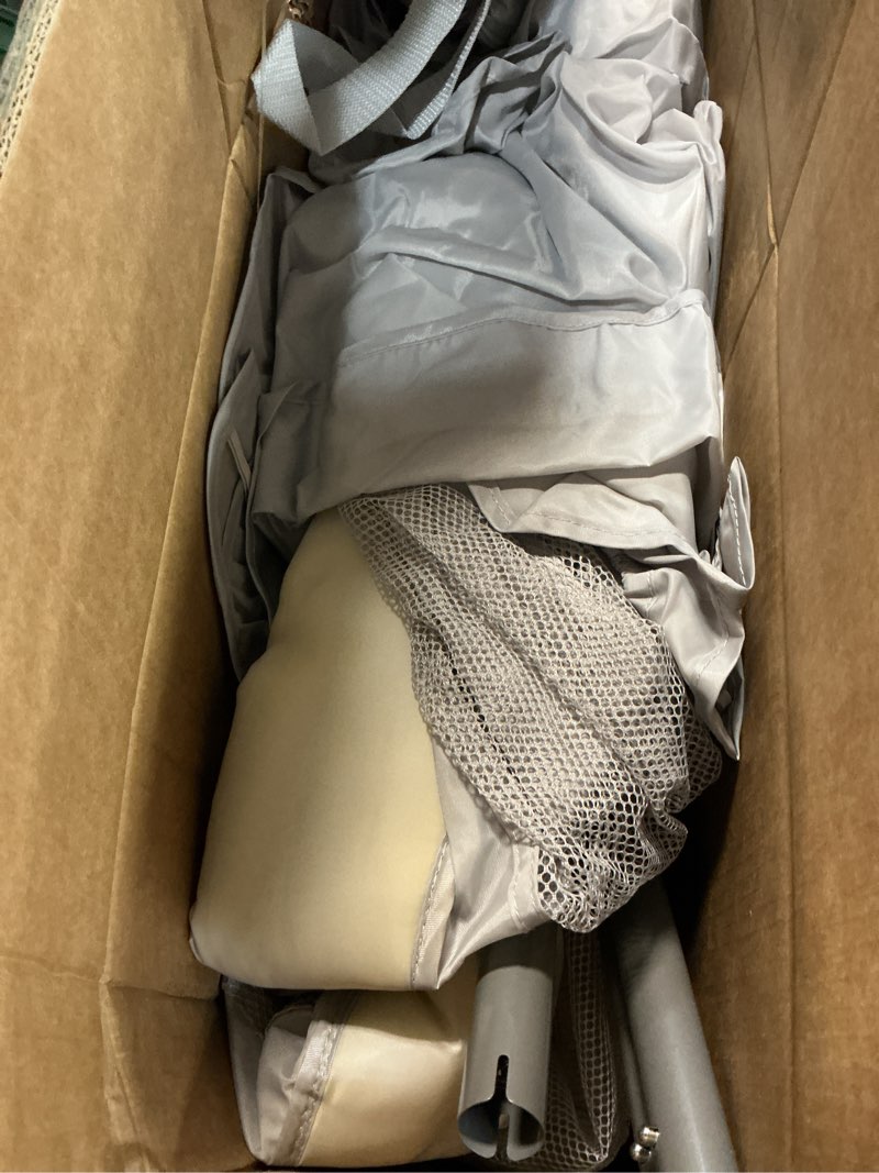 Condition photo showing As Is for COMOMY 127.8" Extra Wide Baby Gate, Dog Gate for House Stairs Doorways Fireplace, Auto Close Pet Gate with Door Walk Through, 5 Metal Panels, Hardware Mounted Baby Fence Indoor Outdoor(30" Tall,White) 30"Tall 127.8" Wide White