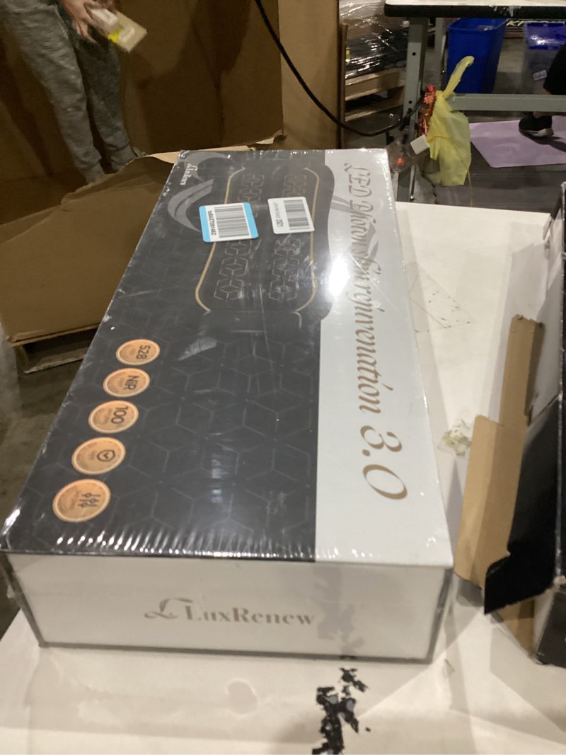 Condition photo showing New/Like New for LuxRenew Max Multifunction Red Light Therapy for Body and Face, 850nm Near-Infrared Light Therapy LED Mask Facial Body Beauty Equipment for Skin Care at Home