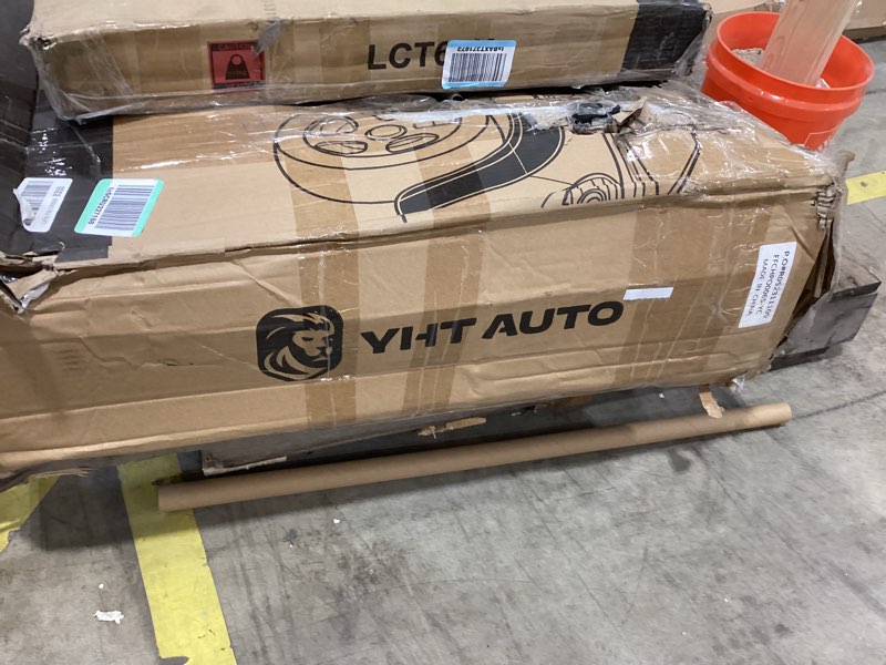 Condition photo showing New/Like New for yhtauto pocket bolt-riveted style fender flares, compatible with 2020-2023 chevy silverado 2500 hd/3500 hd, set of 4, shiny black wheel flare cover protector