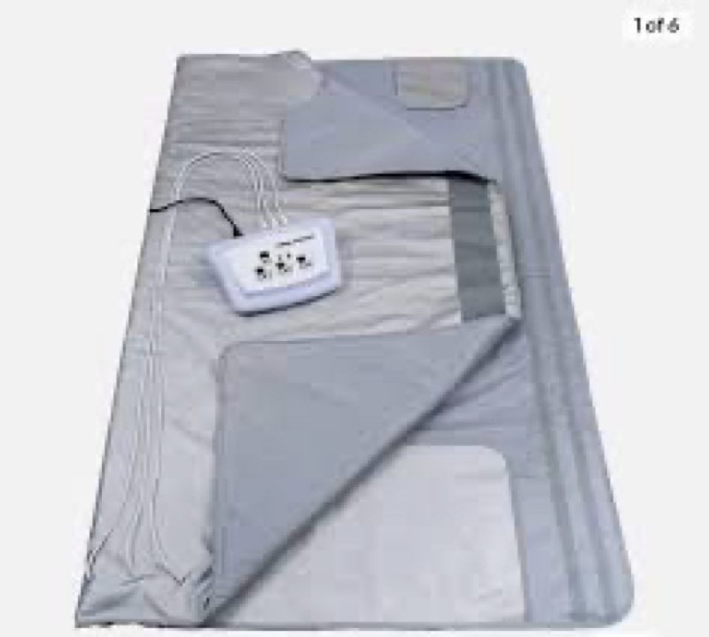 gizmo supply 3 zone digital far-infrared heat sauna blanket v3 regular