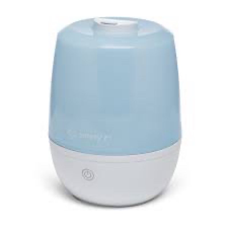 safety 1st everyday cool mist humidifier, 1.5l air humidifier for baby nursery & plants, ultrasonic, compact, auto shut-off, easy clean, 12-hour run time, 360° nozzle, 3 mist levels