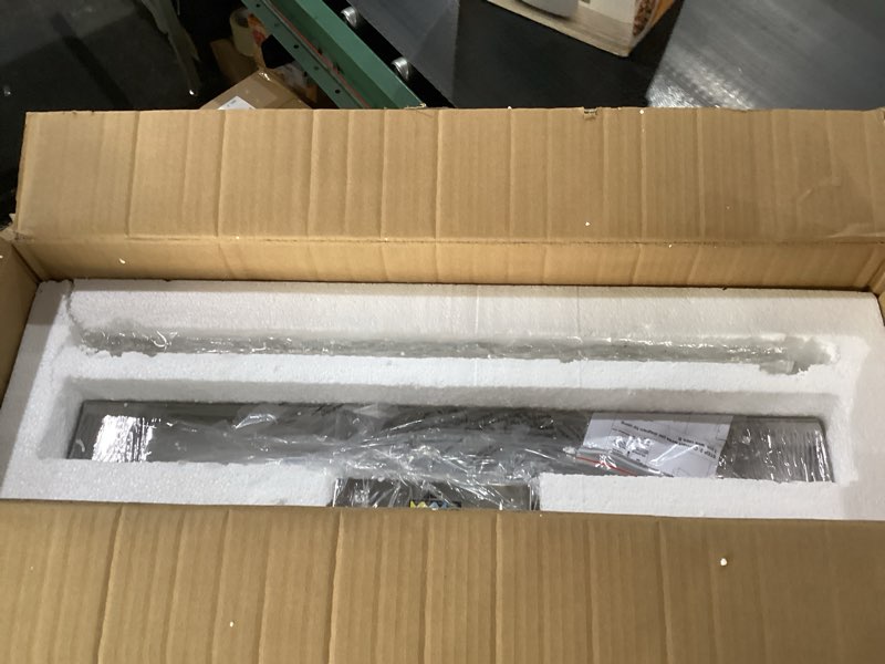 Condition photo showing New/Like New for Brushed Nickel LED Bathroom Vanity Light, 24.4 Inch 15W Modern Dimmable Bathroom Light Fixture Over Mirror, Crystal Bar Wall Sconce Lighting for Bath, 3CCT, OS-MM5001-3BN Nickel 24.4" L, 15 Watts