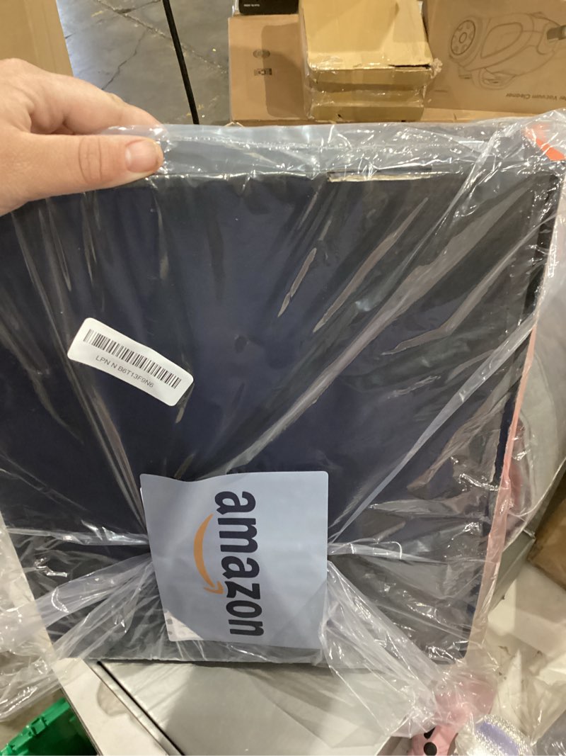 Condition photo showing New/Like New for YUMORE Toilet Paper Holder Stand Freestanding, Weighted and Sturdy Matte Black Stainless Steel Stand Alone Toilet Paper Holder,Non-Slip Tissue Roll Holder for Modern Bathroom, RV
