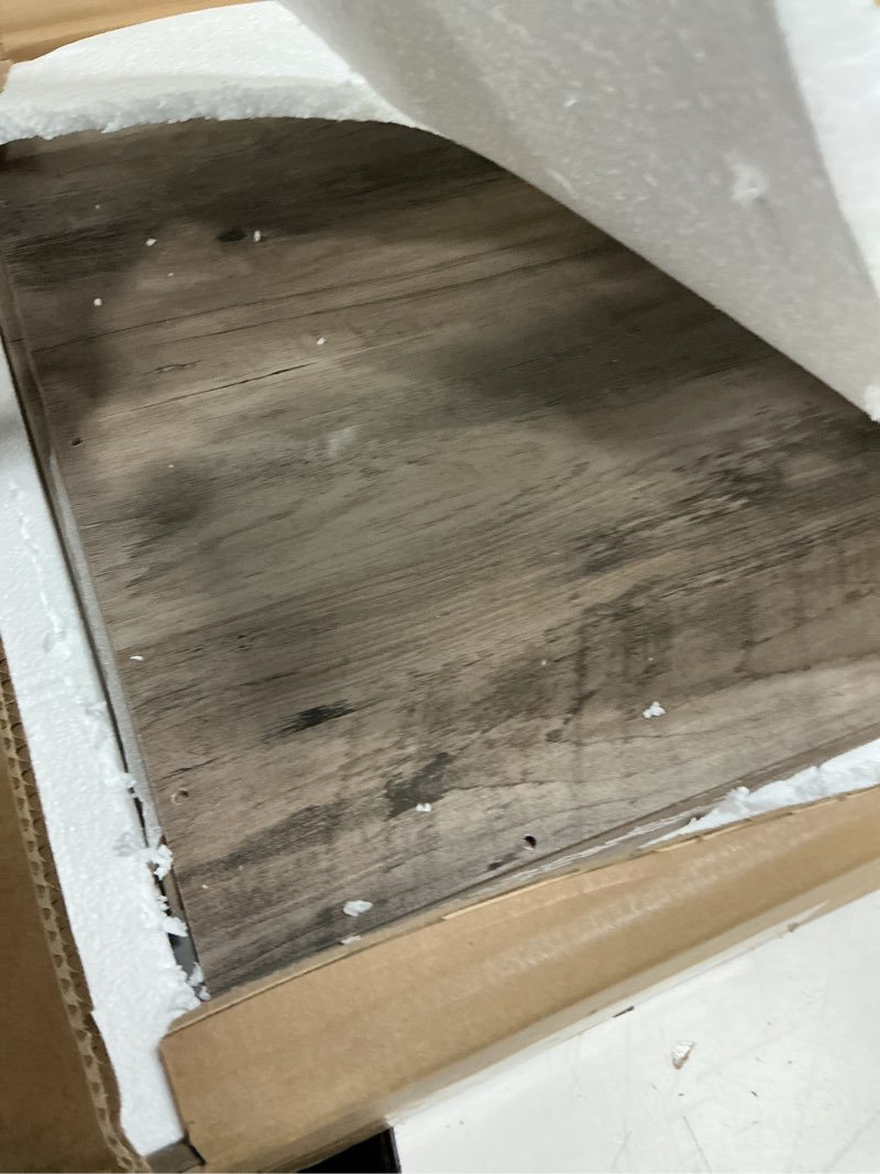 Condition photo showing Good Condition for HOOBRO Litter Box Enclosure, Cat Litter Box Furniture with Removable Divider, Large Hidden Litter Box Furniture, Wooden Cat House, End Side Table, 31" L x 17.5" W x 19.7" H, Greige BG03MW01G2