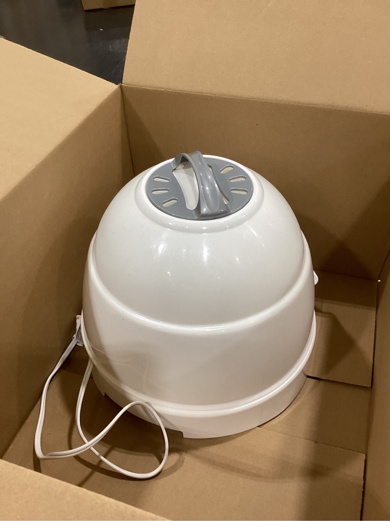 Condition photo showing As Is for Conair Pro Style Bonnet Hair Dryer, 2 Heat Settings, Adjustable Height, Extra-Large Hood Size, 1875W Pro Style Bonnet Ionic Hair Dryer for Women, White