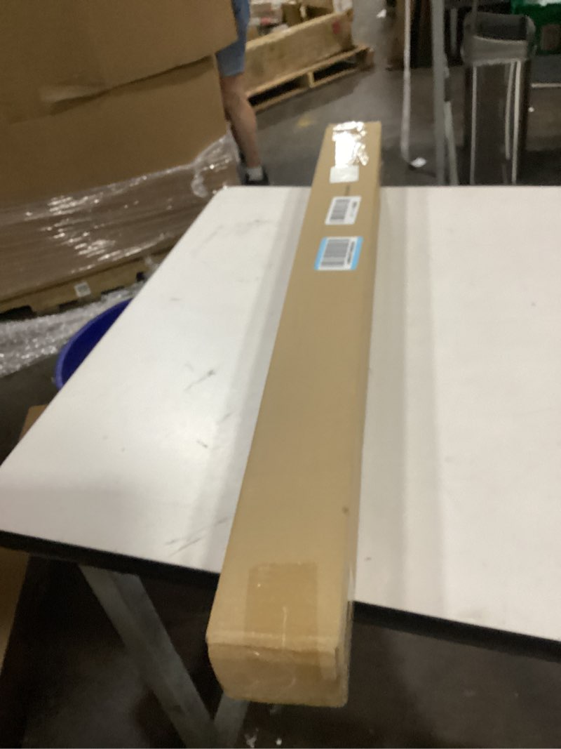 Condition photo showing New/Like New for aosky blackout roller shades cordless blinds for windows, free-stop shades with valance, thermal insulated fabric, uv protection, natural woven blinds for home and office (34.5" w x 72" h, black) black 34.5"w x 72"h