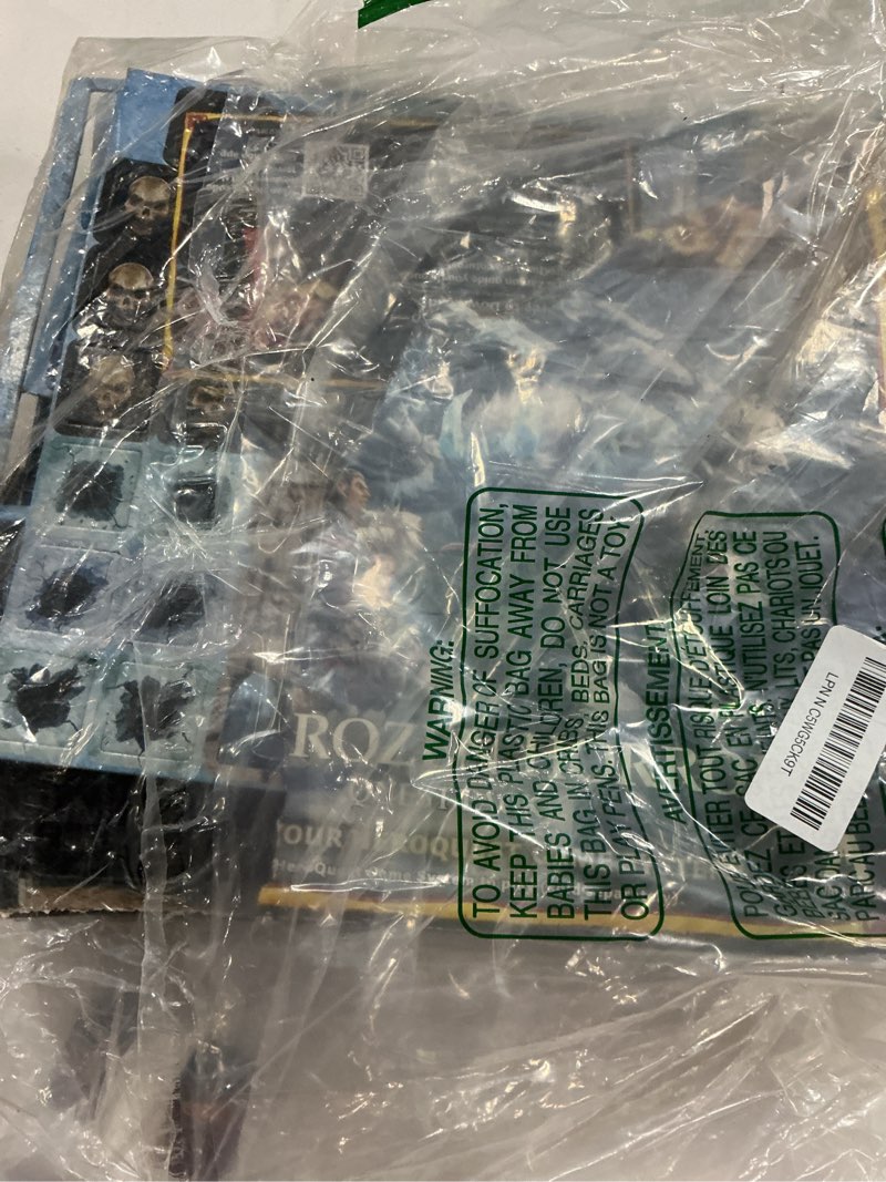 Condition photo showing As Is for avalon hill heroquest the frozen horror quest pack, dungeon crawler game for ages 14+, requires heroquest game system to play multicolored