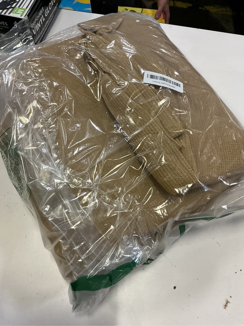 Condition photo showing Good Condition for royal shade 20' x 20' x 28.3' sand beige right triangle sun shade sail canopy outdoor patio fabric screen rstaprt20 - upf50+ 95% uv blockage, heavy duty, water & air permeable (we make custom size) sand beige 20' x 20' x 28.3'