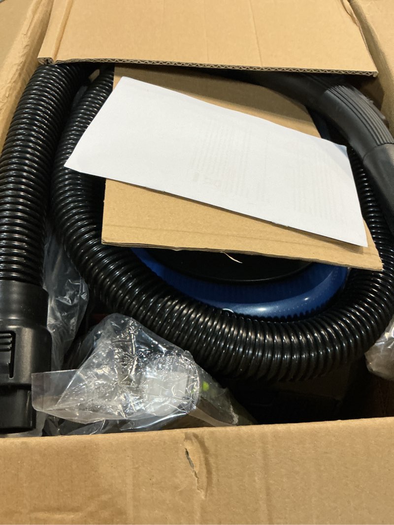 Condition photo showing As Is for Aircliff Canister Vacuum Cleaner, Specially Designed Nozzle for Pet Family, 1200W & 17Kpa Strong Suction, 2 HEPA Filters & 5 Cleaning Tools for Hard Floor, Carpet, Upholstery, Pet Hair Black