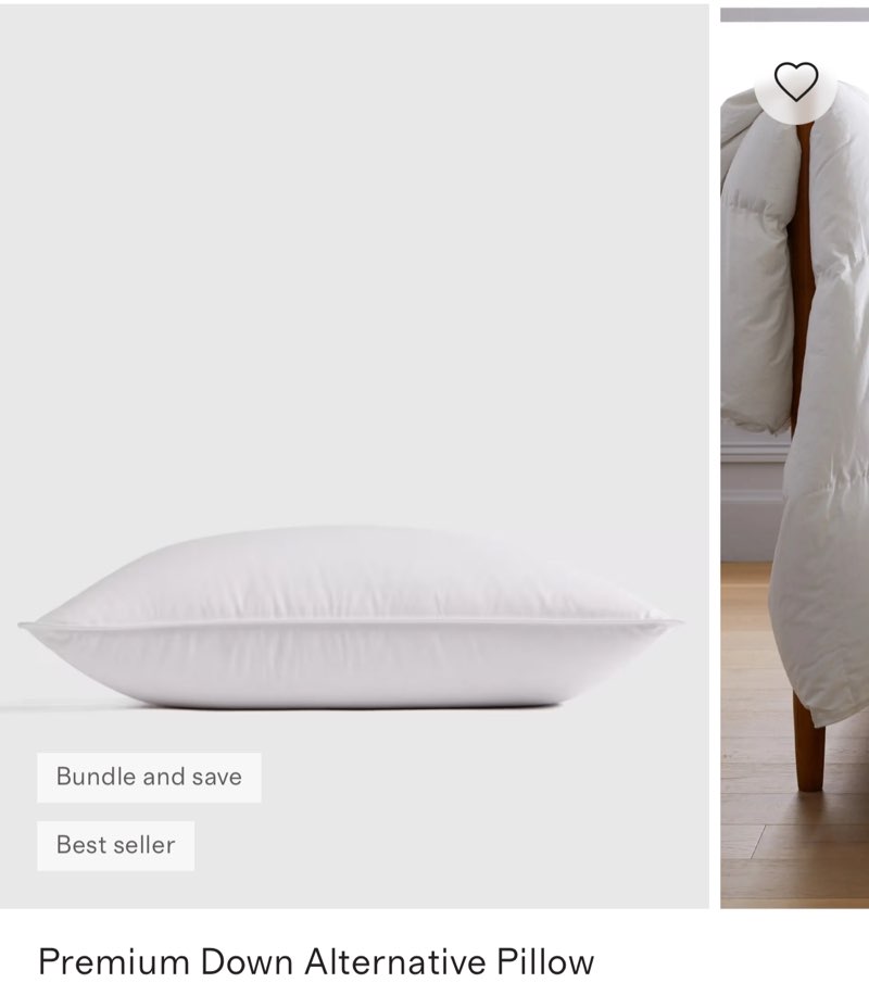 Premium Down Alternative Pillow King
