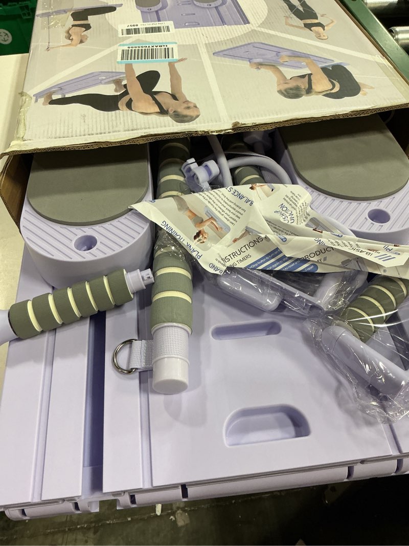 Condition photo showing New/Like New for pilates board - pilates reformer set, multi-purpose foldable pilates reformer board for home,11 in 1 pilates equipment