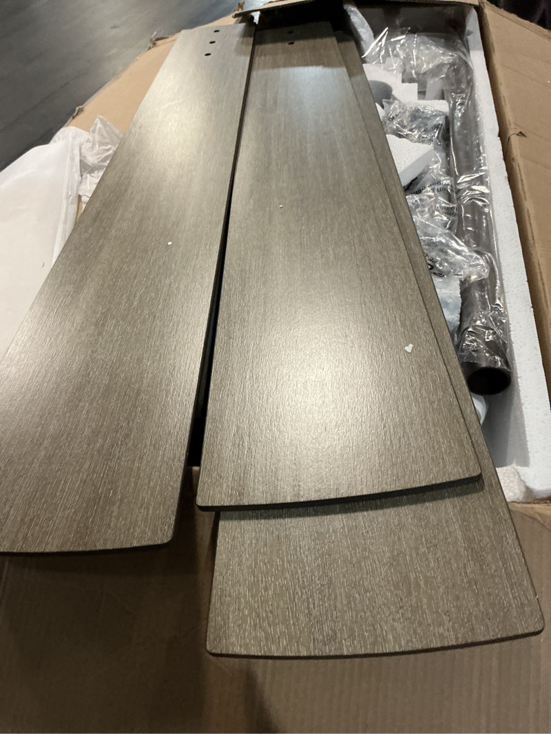 Condition photo showing Good Condition for large ceiling fans with lights: modern 72 inch 8 blade outdoor ceiling fan with remote app control - dimmable brown big fan light indoor reversible 6 speed quiet dc motor brown 01 72 inch