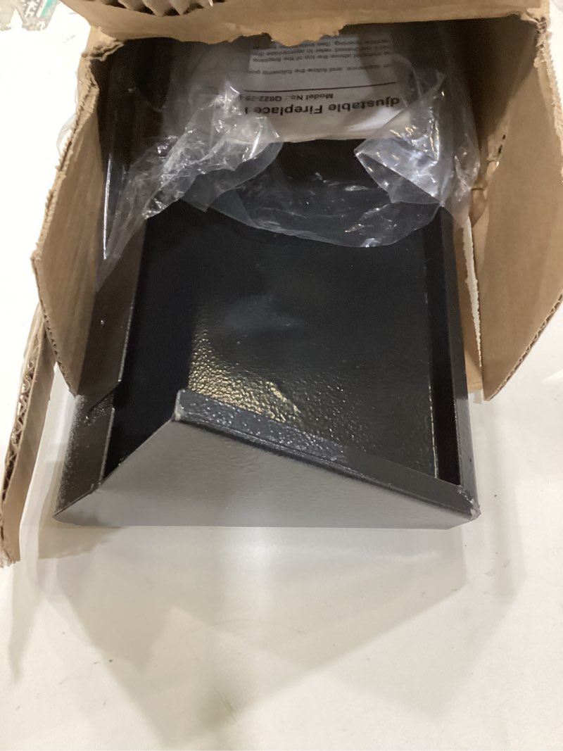 Condition photo showing Good Condition for Stanbroil Adjustable Fireplace Hood 28.5 to 48" Accessory, Black Powder Coat Fireplace Hood Heat Shield