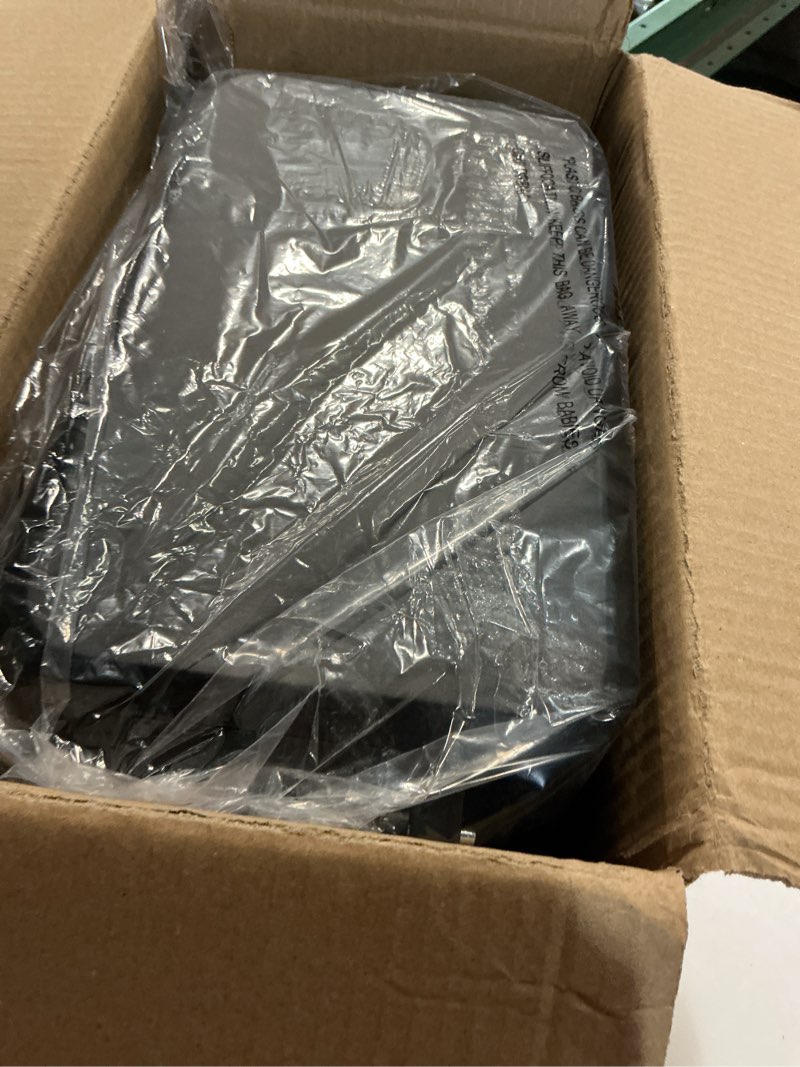 Condition photo showing Good Condition for Small Trash Can with Lid Soft Close-10L/2.6 Gal Stainless Steel Outdoor Dog Poop Garbage Can-Metal Waste Bins with Pedal for Bathroom Bedroom Office-Black 2.6 Gallons Black