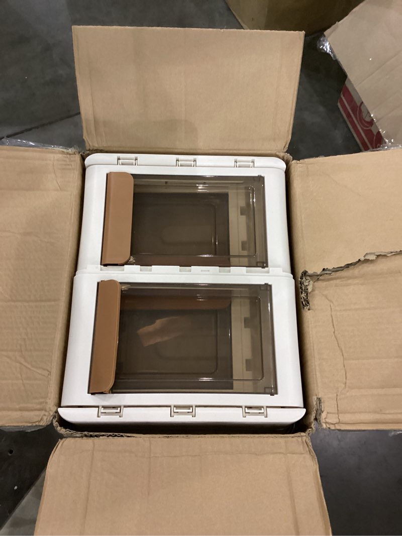 HAIXIN Foldable Slim Bathroom Organizers and Storage, Plastic Tall Narrow Storage Cabinet with Movab