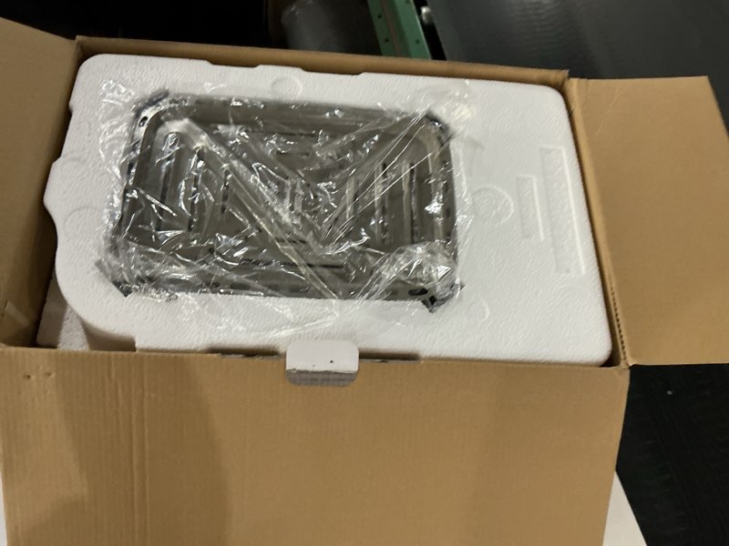 Condition photo showing New/Like New for bella 6 Qt Slim Air Fryer, Fits-anywhere™ Kitchenware, EverGood™ Ceramic Nonstick Coating, Adjustable Temperature, 6 Preset Cooking Options, 60 Min Auto Shutoff w Audible Tone, 5lb Capacity, Oatmilk 6 QT Oatmilk