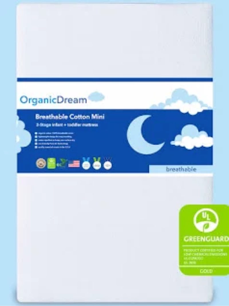 letmxiu premium crib & toddler mattress,100% knitted fabric, premium fleece surface-hypoallergenic, 