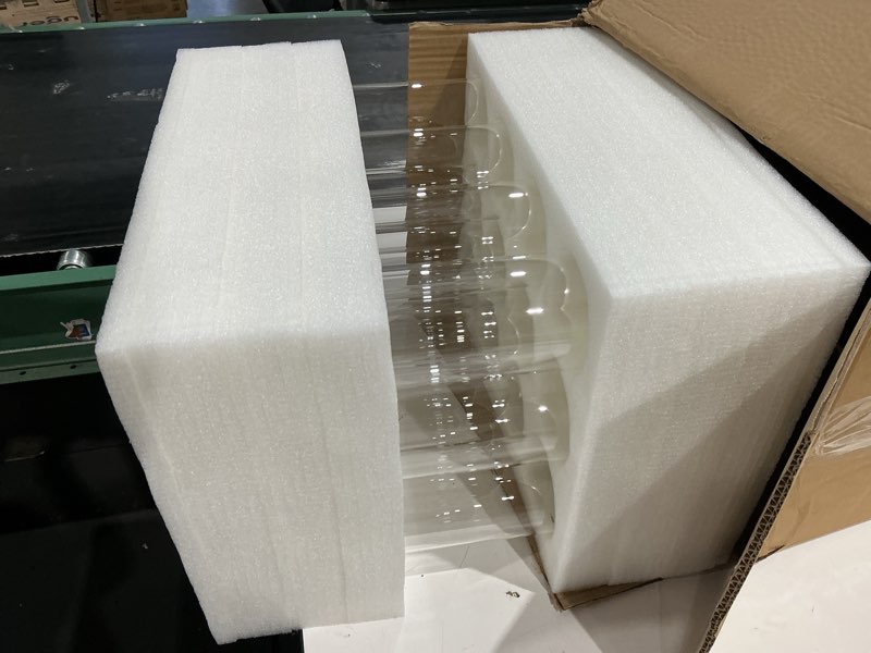 Condition photo showing Good Condition for similar to tbwind 12pcs glass cylinder vases 12 inch tall clear flower vases for centerpieces wedding decoration, hurricane floating candle holder for party table home decor 12 pack 12 inch