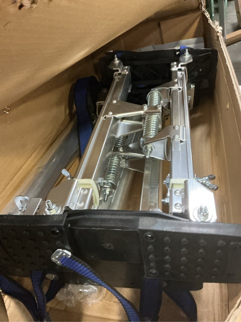 Condition photo showing Good Condition for drywall stilts, 18"-30" adjustable heights aluminum work stilts for sheetrock drop ceiling painting painter wall painting or high shrub trimming 18''-30''