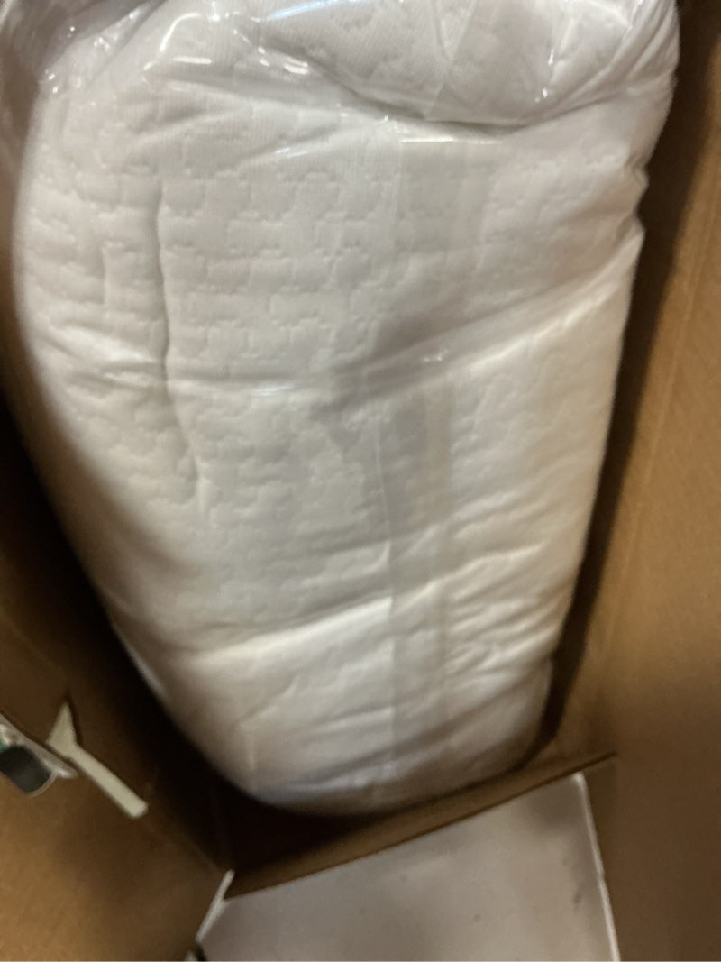 Condition photo showing New/Like New for sealy heated mattress pad king size, zone heating electric bed warmer with deep pocket, 10 heat setting dual controller & 1-12 hours auto shut off, knitted breathable heated mattress cover, white king dot quilted