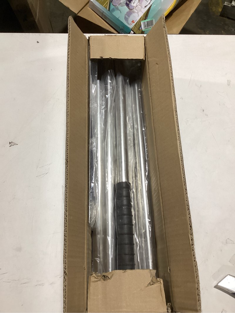 Condition photo showing Good Condition for Stainless Steel Roof Rake: 2-16.5 FT Extendable, All-Stainless Construction (Head & Pole), Heavy-Duty & Durable,, Anti-Slip Grip