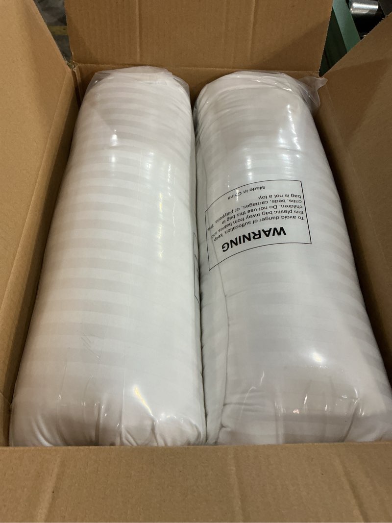 Condition photo showing New/Like New for Beckham Hotel Collection Bed Pillows Standard/Queen Size Set of 2 - Original Soft Down Alternative Pillow for Sleeping - Soft Support for Back, Stomach or Side Sleepers Queen / Standard White