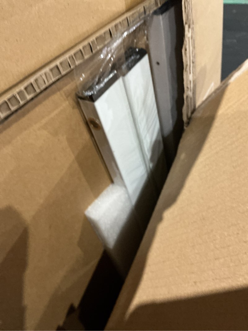 Condition photo showing As Is for maxtek dry erase whiteboard height adjustable, easel stand rolling white board on wheels - 48 x 60 large mobile dry erase board, 4' x 5' double sided magnetic whiteboard for school office home 48"x60" white