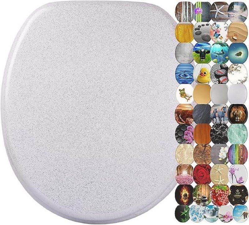 Assortment of Round Bowl Seats, fits all round toilets, (Different styles, colors and different sizes, from different brands) 
