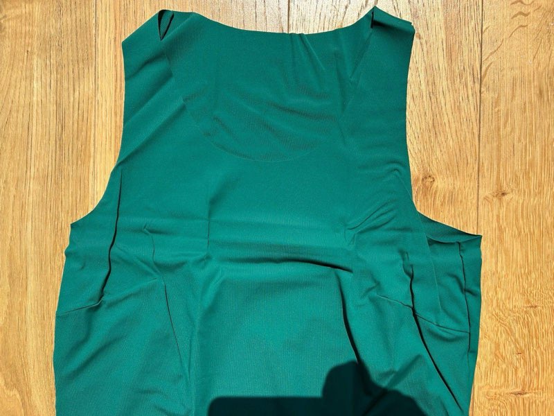 Vintage Classics Dress Womens Green Shift Sleeveless 