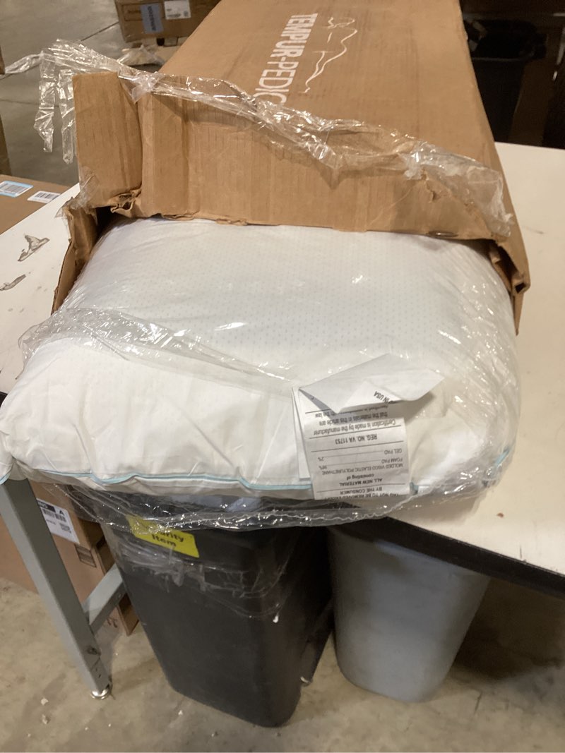 Condition photo showing As Is for tempur-pedic tempur-cloud dual cooling pillow, king (pack of 1), white king 1