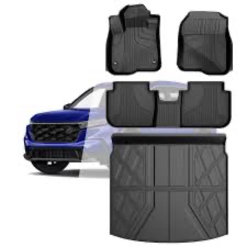 COMAUTO Thickened Car Floor Mats and Cargo Liner for 2023 2024 2025 2026 honda CRV floor mats (Inclu