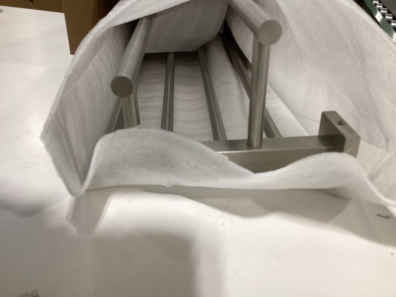 Condition photo showing Good Condition for alise double towel rack for bathroom,24 inch bathroom tower holder towel shelf with double towel bars wall mount,sus304 stainless steel towel hanger double tower bar for bathroom wall,brushed nickel brushed nickel 600mm/24-inch(double bars)
