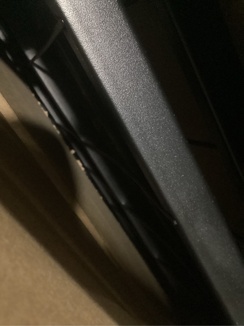 Condition photo showing As Is for Amazon Basics Bed Frame with Storage, Foldable Metal Platform, Sturdy Steel, No Box Spring Needed, 14-inch High, Tool-Free Setup, Twin Size, Black