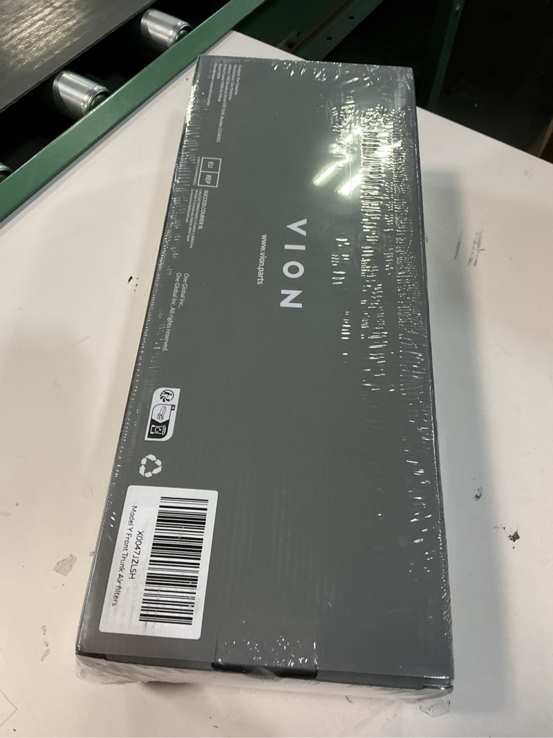 Condition photo showing New/Like New for VION Model Y Front Trunk HEPA Carbon Air Filters Kit - (2x HEPA filters and 2x Carbon filters per package) - 4 packs per package with installation tools 4 Packs (Front Trunk Air Filters)