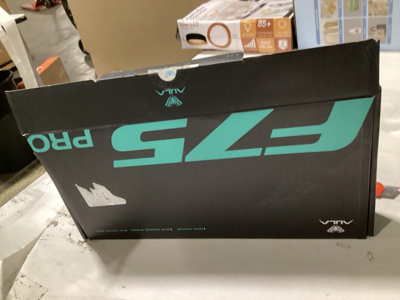Condition photo showing Good Condition for aula f75 pro wireless mechanical keyboard,75% hot swappable custom keyboard with knob,rgb backlit,pre-lubed reaper switches,side printed pbt keycaps,2.4ghz/usb-c/bt5.0 mechanical gaming keyboards f75 pro-black