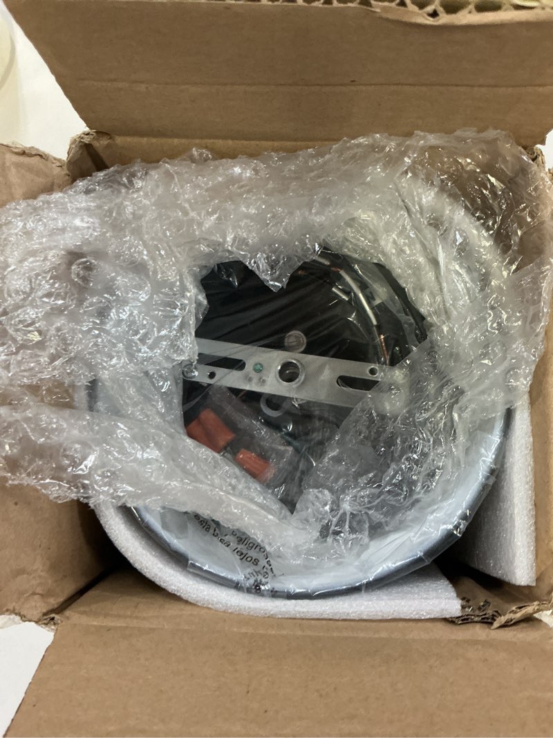 Condition photo showing Good Condition for Matte Black Mini Pendant Light 7.87in Cone Kitchen Island Pendant Lighting with Gold Modern Hollow Shade Hanging Light Fixture for Kitchen Dining Room Bar 63" Adjustable Cord, 1 PCS