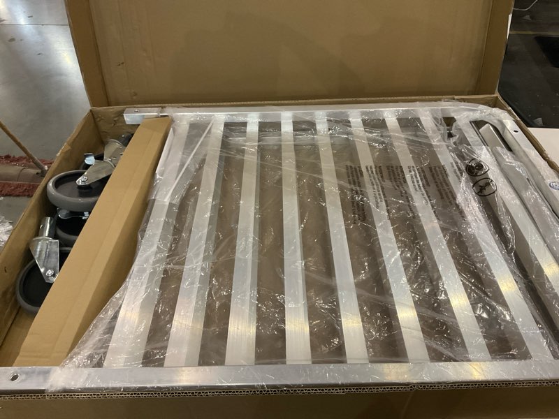 Condition photo showing New/Like New for 10-Tier Sheet Pan Rack, NSF Bun Pan Rack, Aluminum Bakery Rack, Home Commercial Kitchen Bakery Cooling, 4 Wheels Rack Full Size 10-Tier