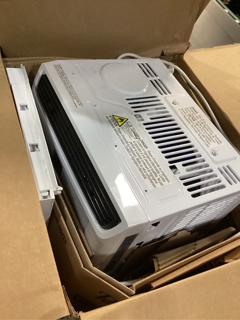 Condition photo showing As Is for (similar) midea 8,000 btu u shaped smart inverter window air conditioner - cools 350 sq ft, ultra quiet with open window flexibility - alexa/google assistant compatible - 37% energy savings, remote (updated) 8,000 btu (updated)