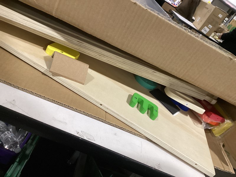 Condition photo showing Good Condition for Pikler Triangle Set, 9-in-1 Foldable Wooden Climbing Toy for Toddler 1.8-7Y, Montessori Climber Gifts, Indoor Jungle Gym with Arch&Ramp&Ladder for Kids to Learning Through Playing