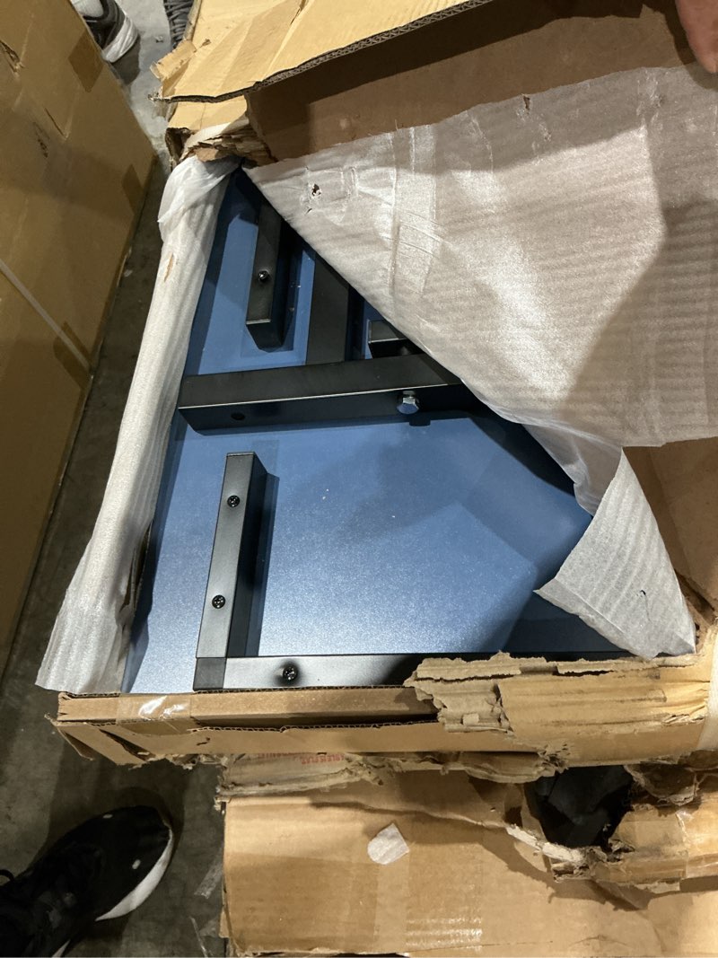 Condition photo showing As Is for similar to joola inside professional mdf indoor ping pong table with quick clamp table tennis net and post set - 10 minute easy assembly - tournament quality - foldable with single player playback mode 18mm blue
