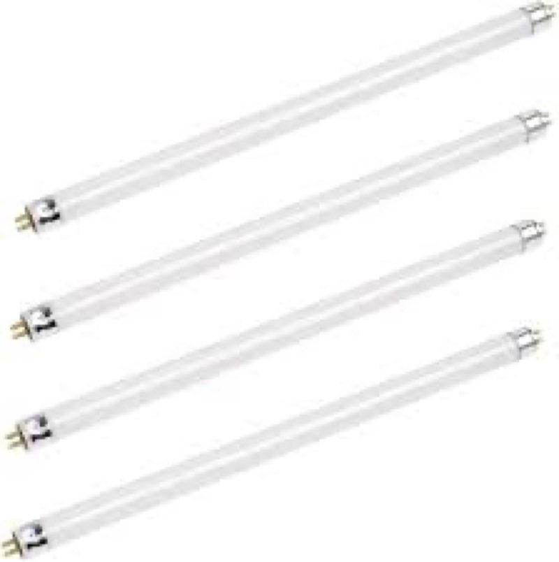 Bluex Bulbs 4 Pack F14T5/841 14W 22 Inch T5 Fluorescent Tube Light Bulb 4100K Cool White Mini Bi-Pin (G5) Base Straight Tube Light Bulb (4 Pack) 4 Count (Pack of 1)