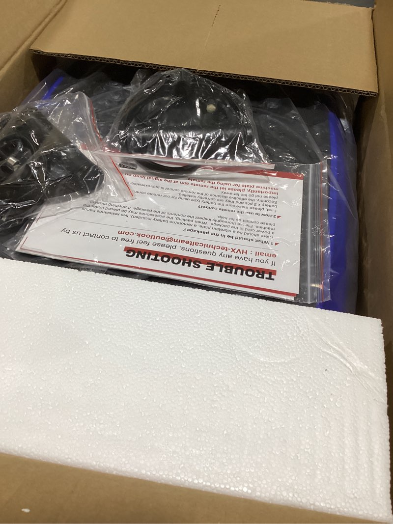 Condition photo showing Good Condition for Vibration Plate Exercise Machine, Vibrating Fitness Platform for Lymphatic Drainage, Full Body Shaker Workout Equipment, Bluetooth Power Shaping Vibrate Plate, Board Sport for Home Exercise Gym, Blue