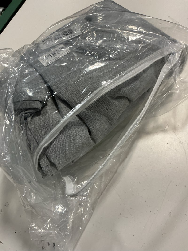 Condition photo showing Good Condition for guken grey 100% blackout curtains 120 inch length 2 panels set for living room bedroom back tab thermal insulated black out linen drapes room darkening window curtains 52x120 grey 52"w x 120"l (pack of 2)