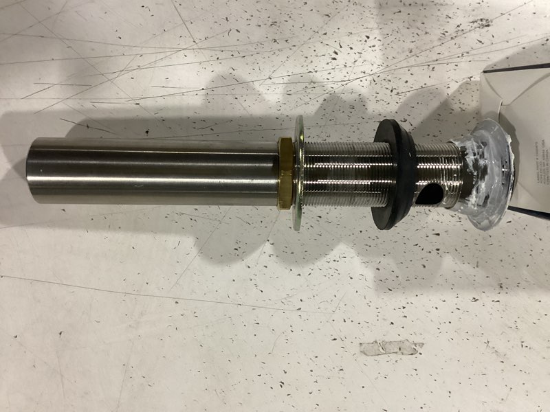 Condition photo showing Good Condition for premium clicker drain with overflow in polished chrome