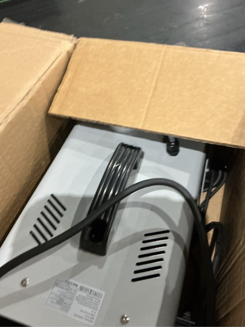 Condition photo showing As Is for 1000w snow machine with wireless remote control and wired control 1l tank for christmas wedding photography parties kids stage parades dj parties