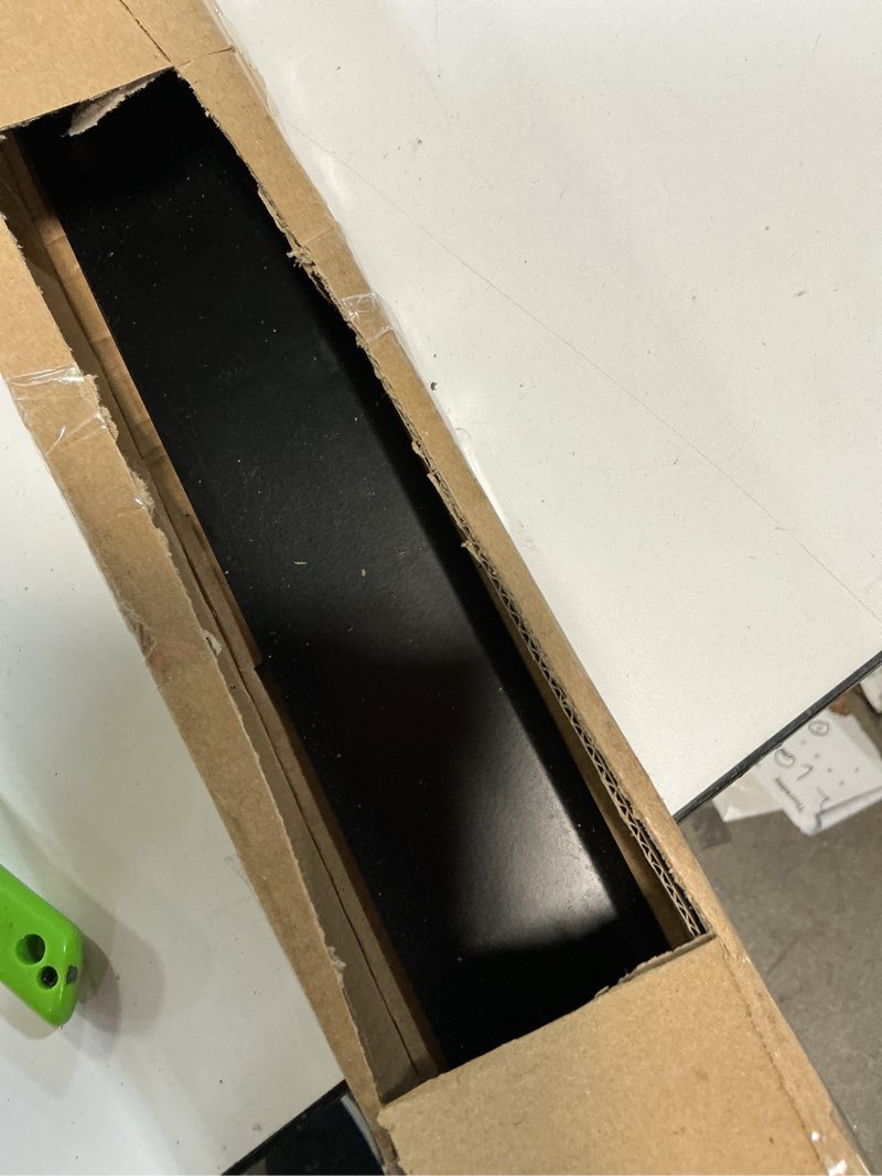 Condition photo showing As Is for 46" jamb repair kit for interior doors,door armor,frame & hinges door lock security,anti door kick in heavy duty striker plate kit for any interior door jamb door frame (black)ultimate door protection