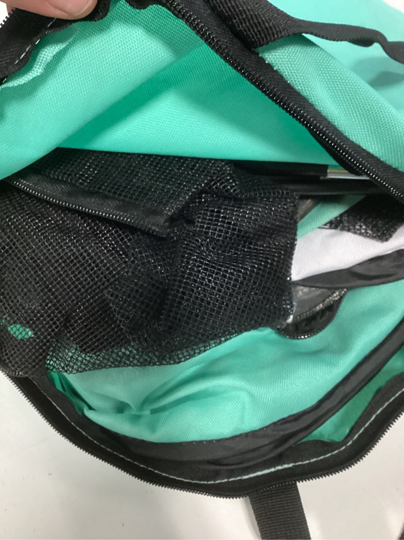 Condition photo showing As Is for portable cat playpen, foldable pet dog playpen, for kitten puppy play pen indoor/outdoor, cats enclosure cages tent with carrying case, 600d oxford 8-rods, 32"x24"x22" green 32" × 24" × 22"