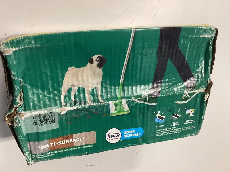 Condition photo showing New/Like New for Swiffer Sweeper Pet Heavy Duty Multi-Surface Wet Cloth Refills for Floor Mopping and Cleaning, Fresh scent, 16 count, Pack of 2